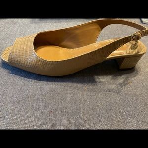 JRenee. Open Toed, Short Heel